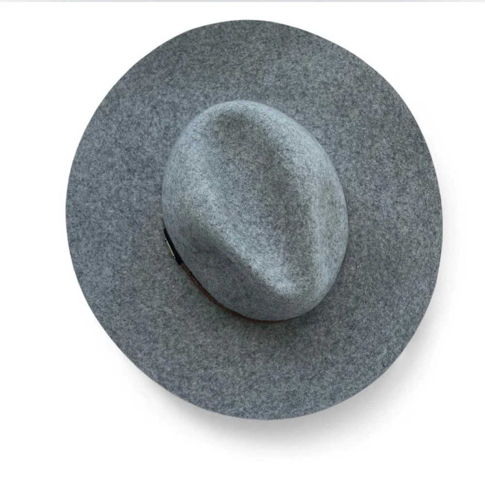 Abercrombie & Fitch Fedora Boho Gray Wide Brim Hat